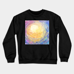 Abstract vivid oil Crewneck Sweatshirt